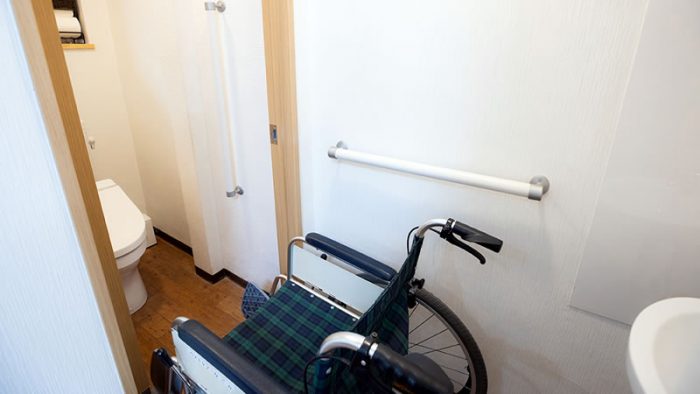 車椅子で使えるレストルーム